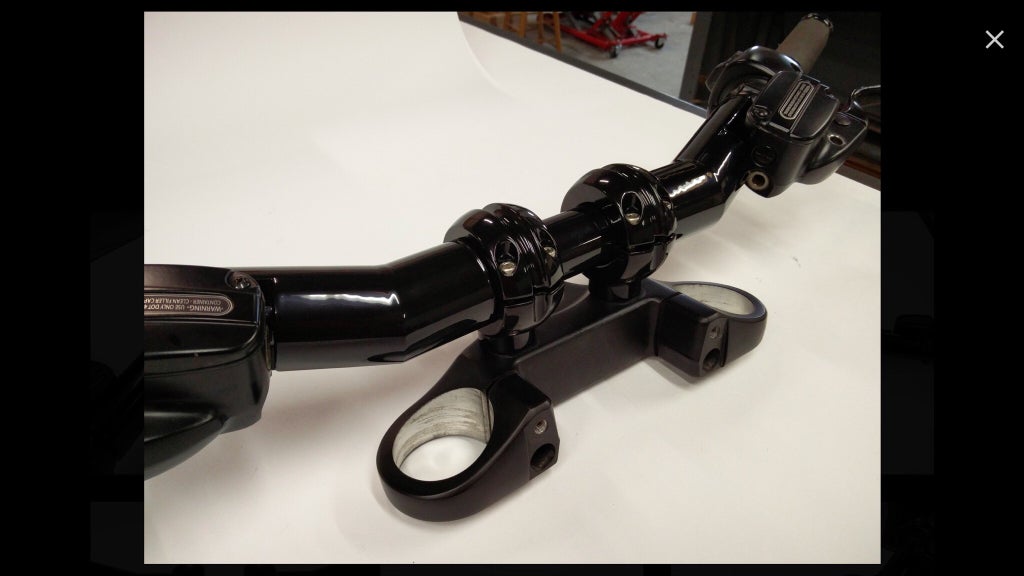 VROD Night Rod All Mighty drag bars with risers | Harley Davidson V-Rod ...