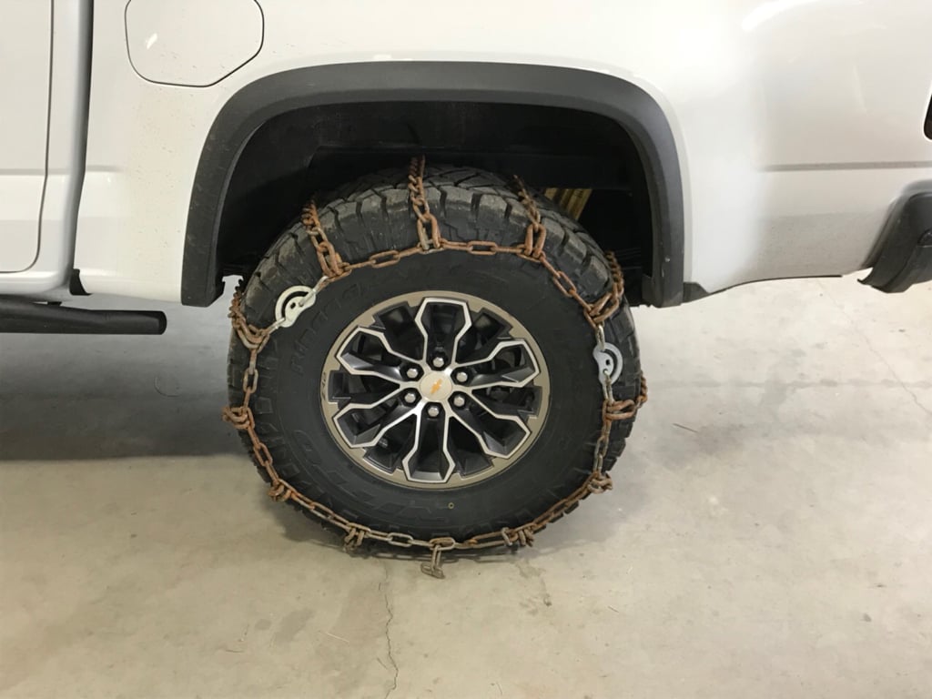 Snow chains / CA and anywhere else Chevy Colorado & GMC Canyon