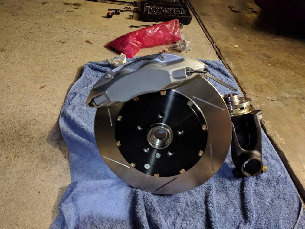 Suspension project: IDF subframe, R32 spindles (also Stoptech ST40 ...