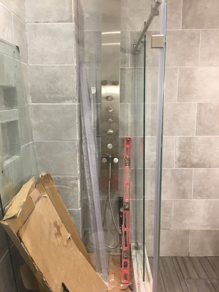 Flow rate restrictor on shower panel DIY Home Improvement Forum