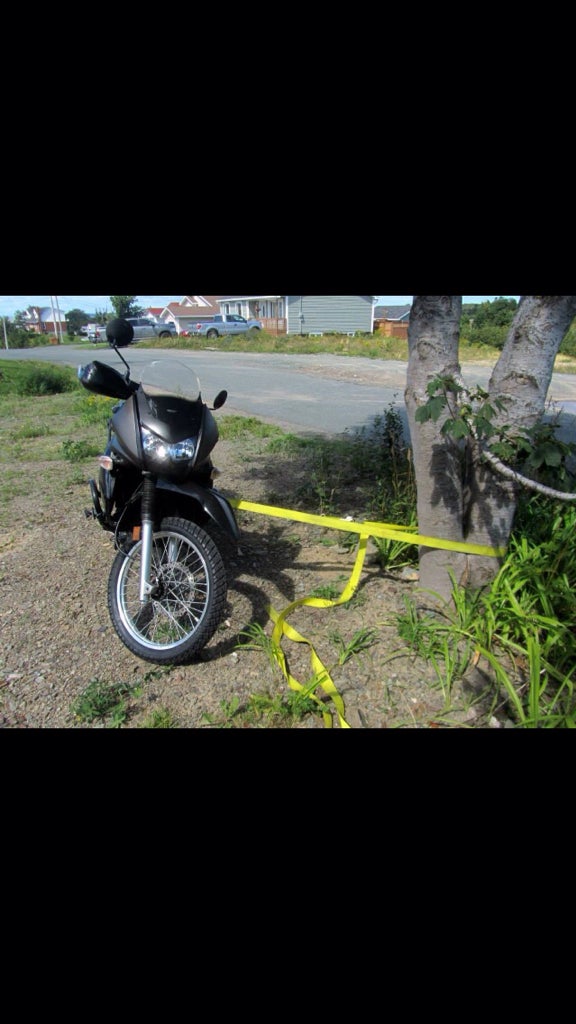 Bent Crash Bars Kawasaki KLR Forum