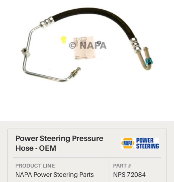 Power steering pressure hose (Saginaw upgrade) Bronco Forum Full