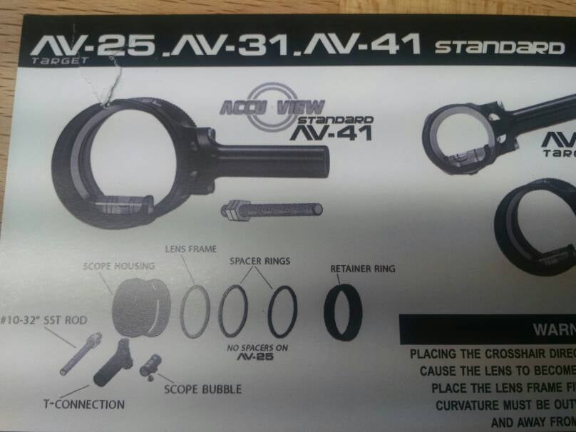 Lens for AV-31 | Archery Talk Forum