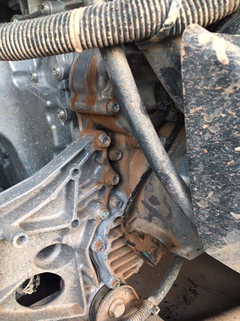 Water pump weep hole leaking CanAm Maverick Forum