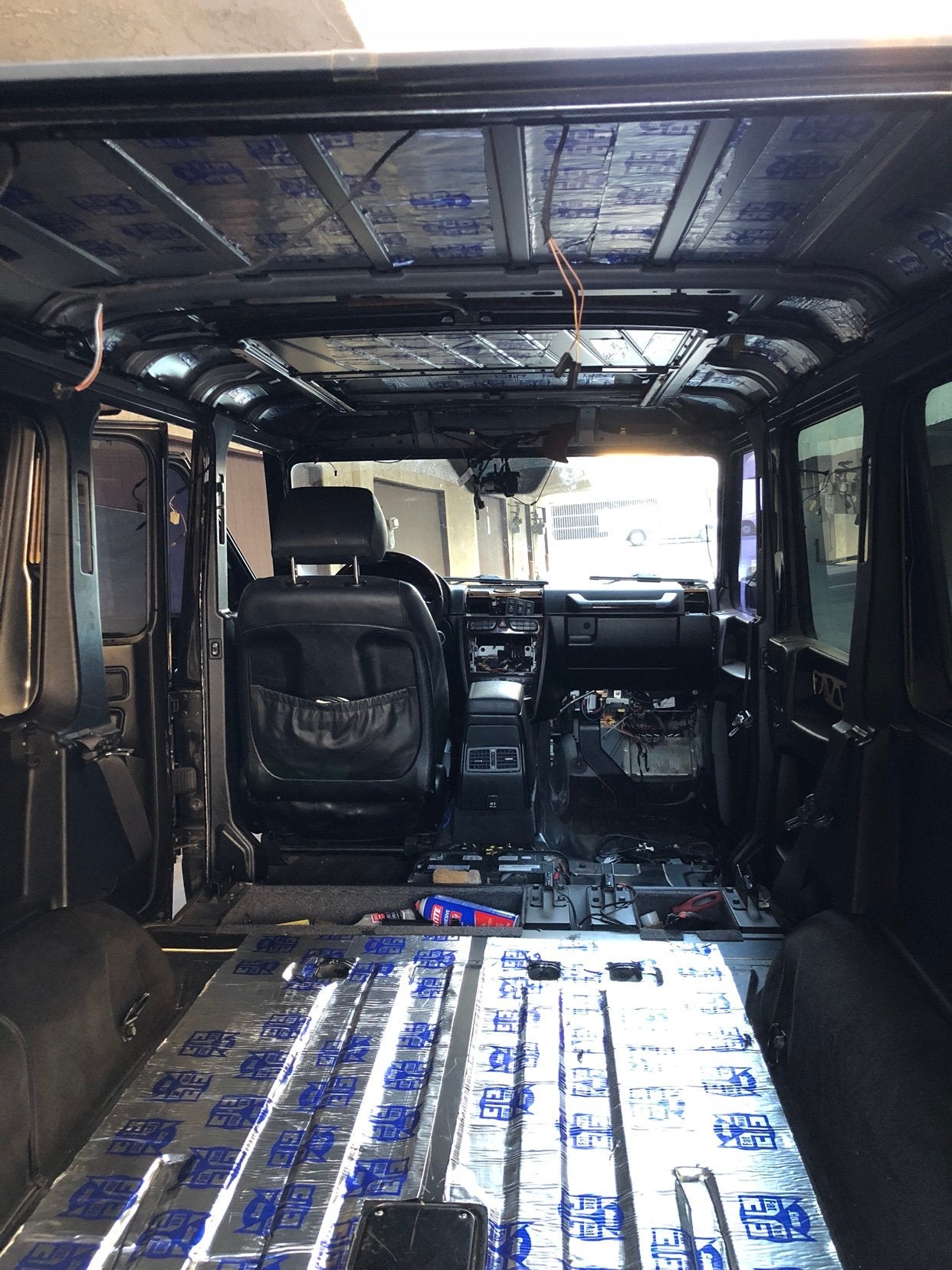 just finished gluing headliner MercedesBenz Forum