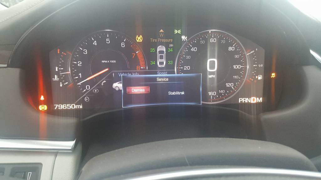 Cadillac Xt5 Stabilitrak Error Message