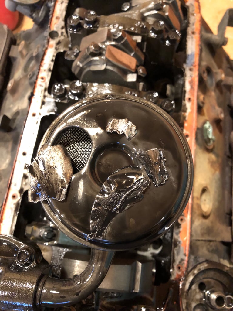 Broken valve spring shield | Diesel Place