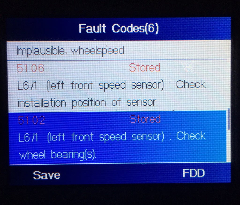ABS and ESP Warning Light On MercedesBenz Forum