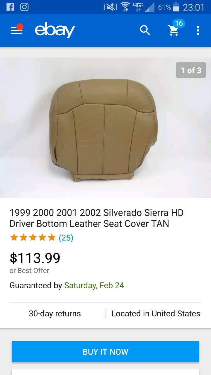 Interior Compatibility Chart Seats Specifically Chevy and GMC