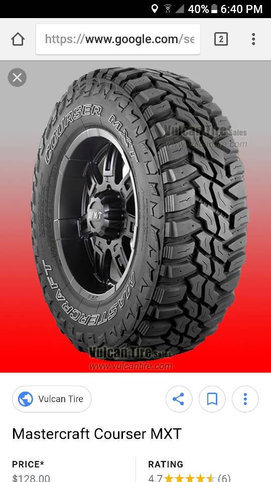 Mastercraft Tires Jeep Wrangler Forum