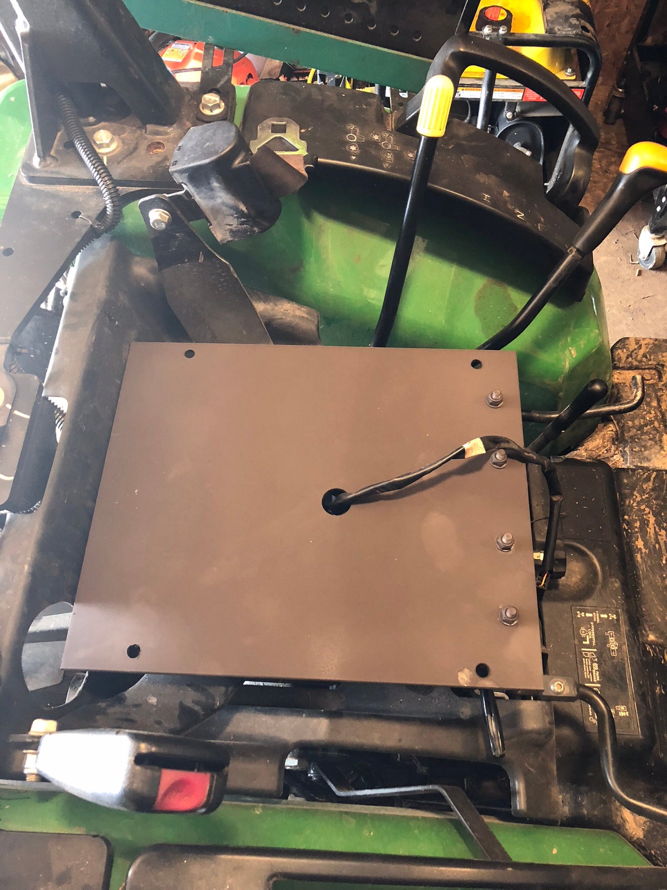 Installed Michigan suspension seat on 2025R Green Tractor Talk