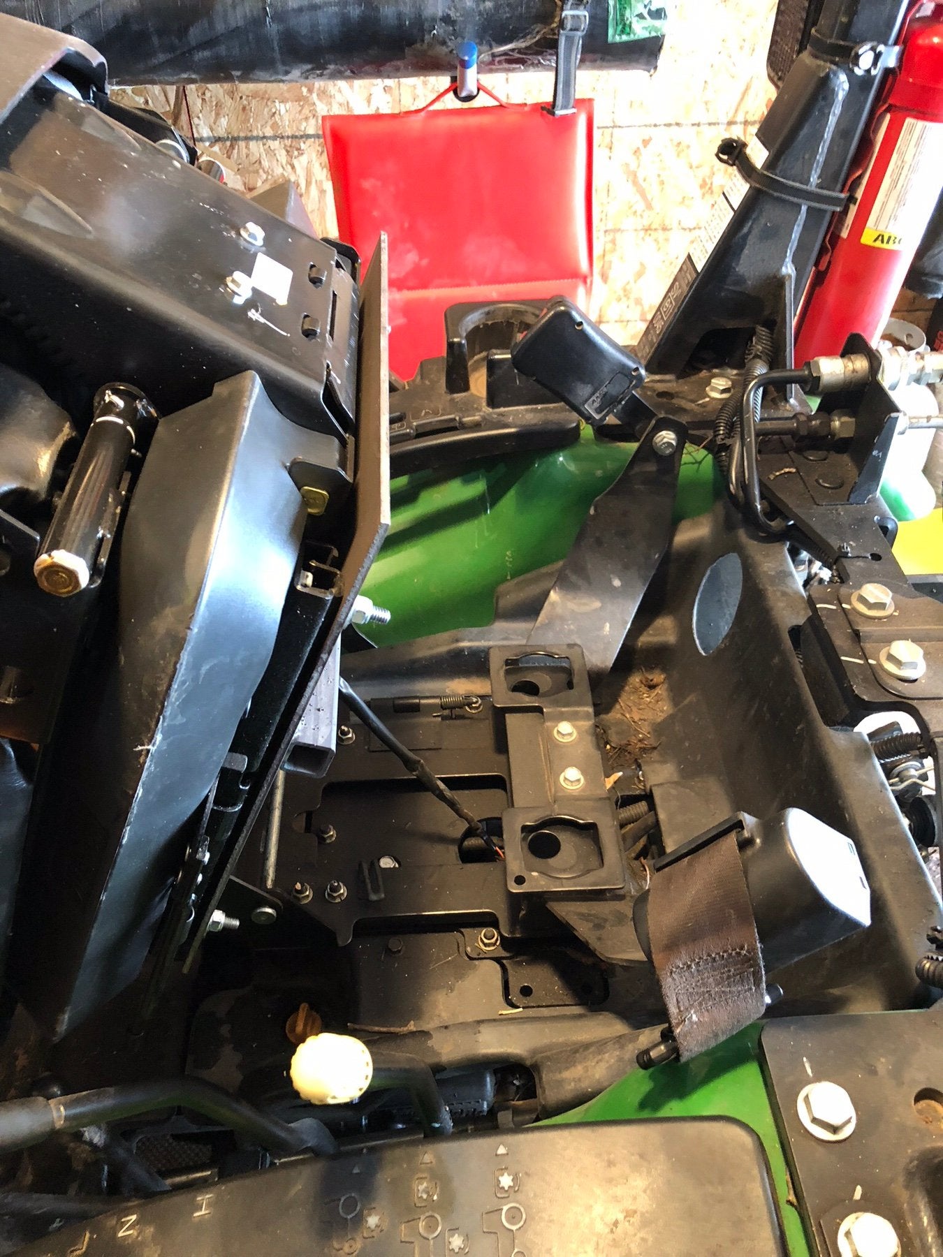 Installed Michigan suspension seat on 2025R Green Tractor Talk