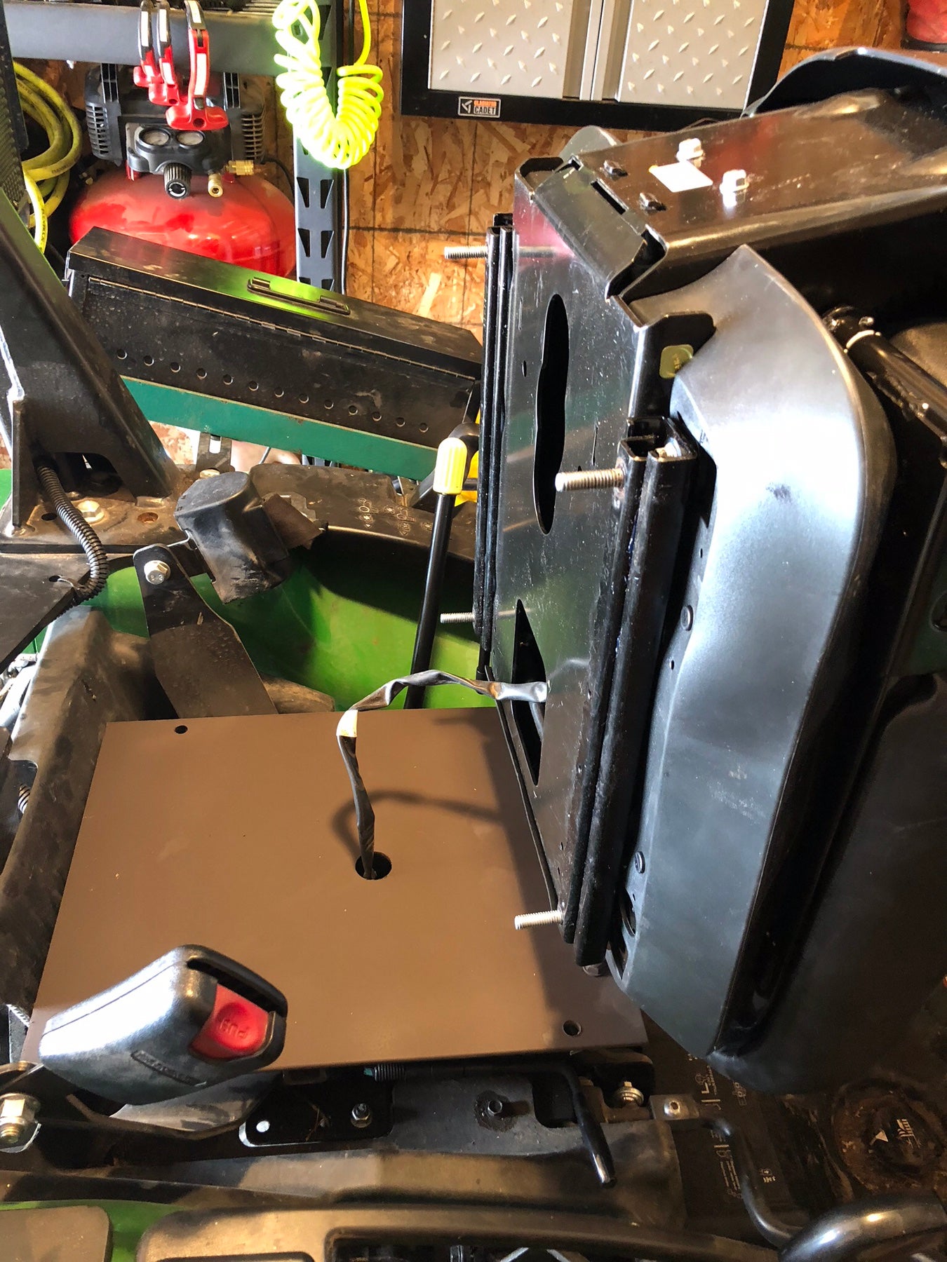 Installed Michigan suspension seat on 2025R Green Tractor Talk