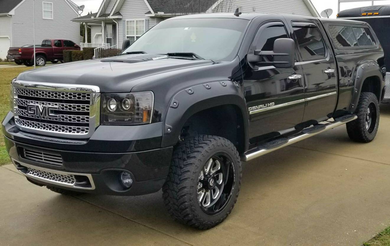 Wheel offset for fender flares Chevy and GMC Duramax Diesel Forum