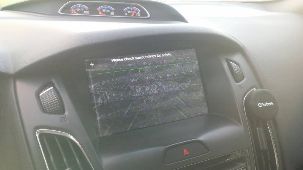 Intermittent distortion with reverse camera Ford Focus RS Forum