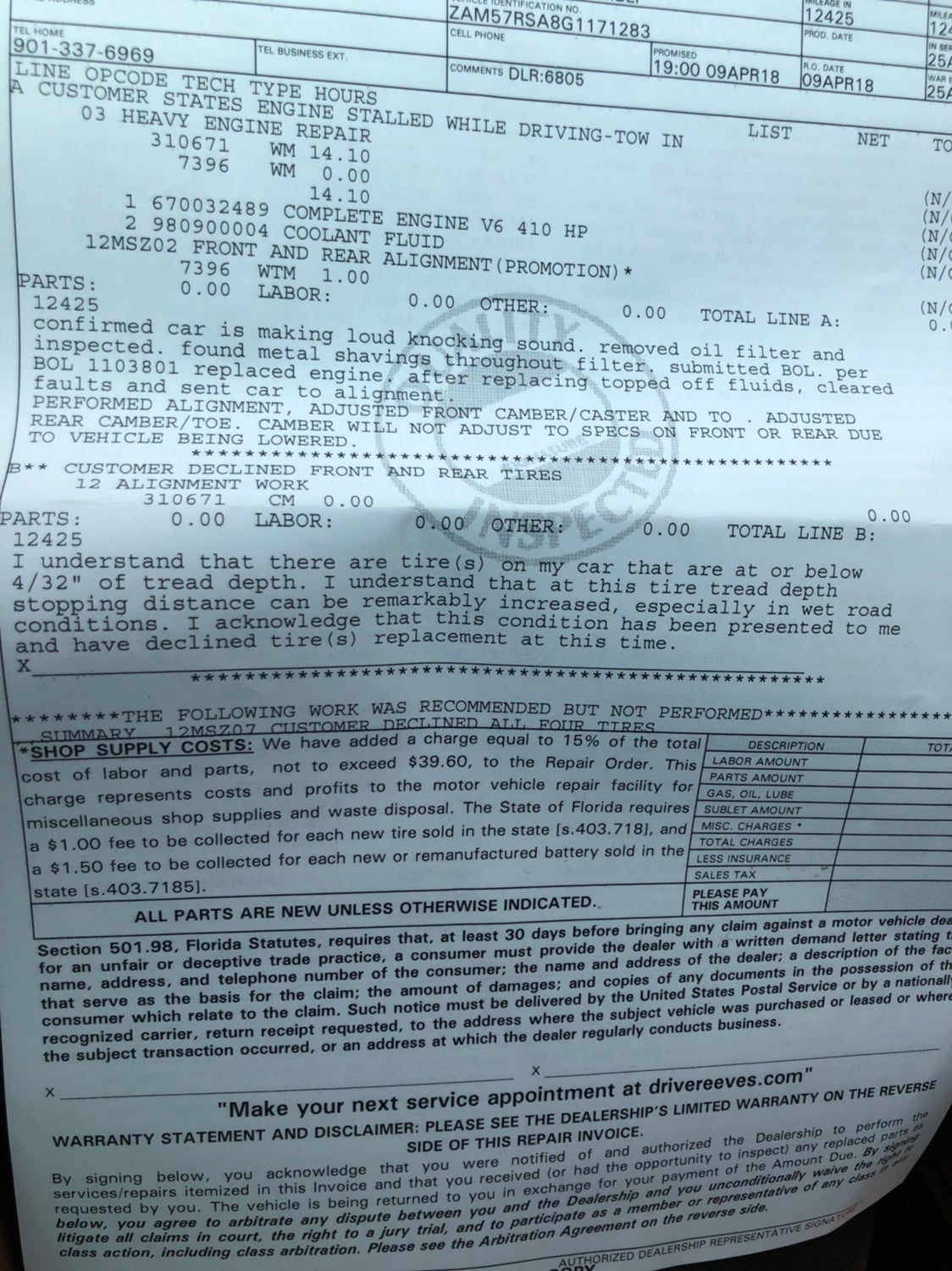 Knocking noise/ low oil pressure Maserati Ghibli Forum
