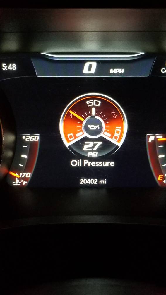 Turned on valet mode to park the hellcat then I got a check engine