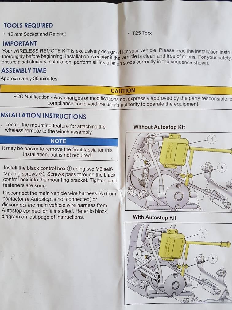 Pure Polaris wireless winch control Polaris General Forum