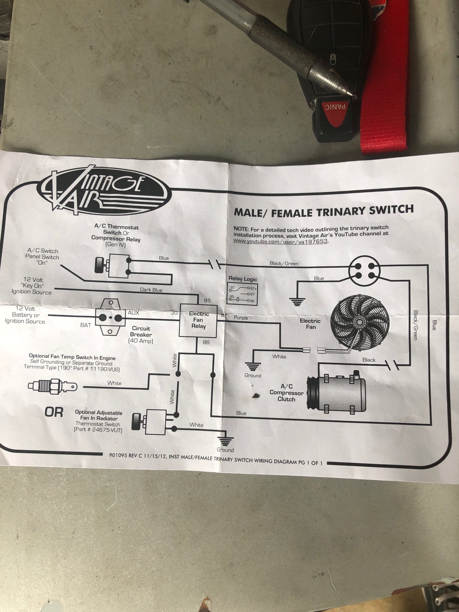Trinary switch ? | Vintage Mustang Forums