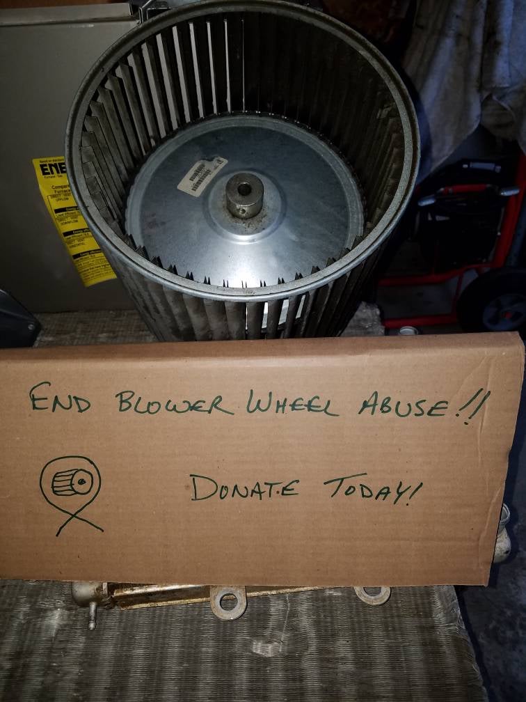 Dirty Blower Wheel