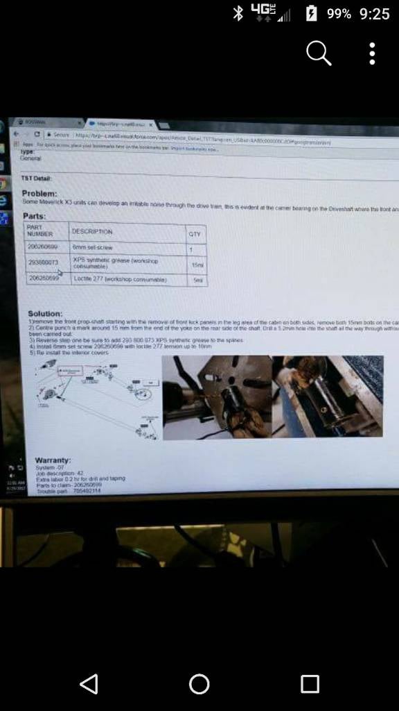 20172018 X3 Drive Shaft Noise 133582 CanAm Maverick Forum