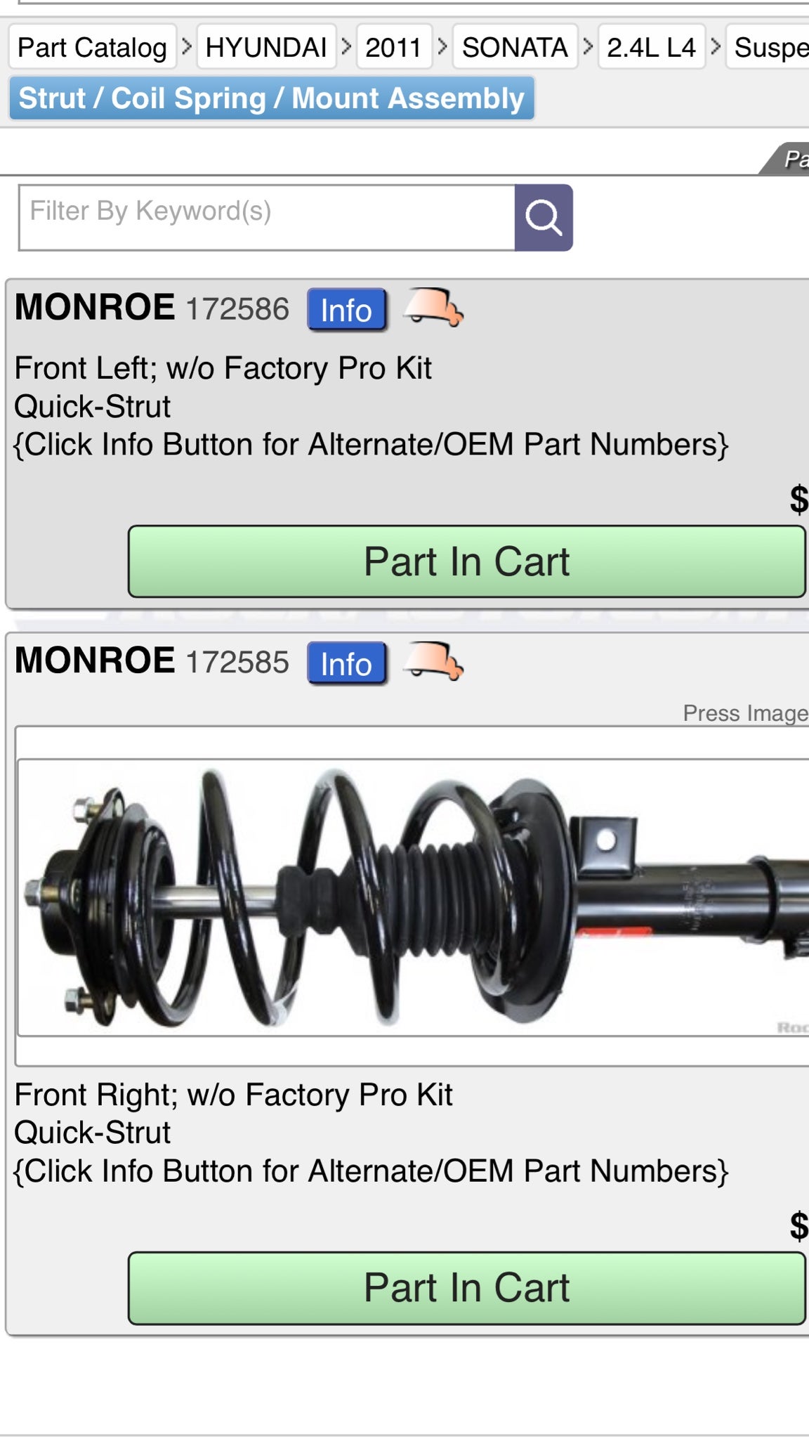 Front strut replacement Hyundai Forums