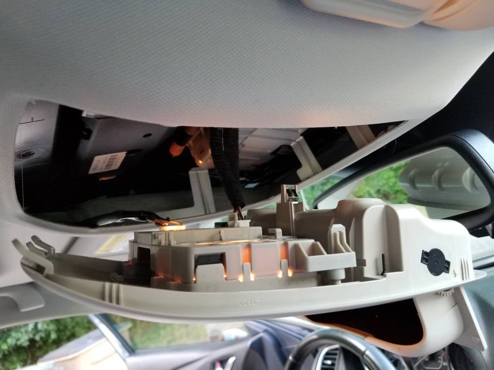 Mazda Overhead Console Ambient Light Install Mazda 6 Forums