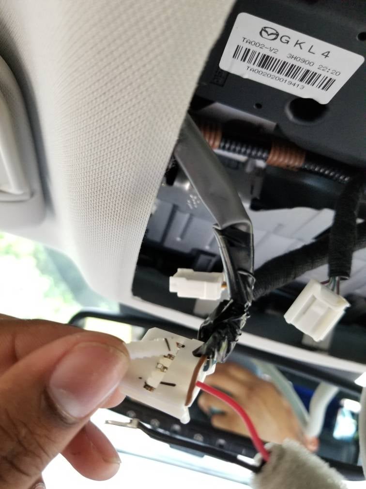 Mazda Overhead Console Ambient Light Install Mazda 6 Forums