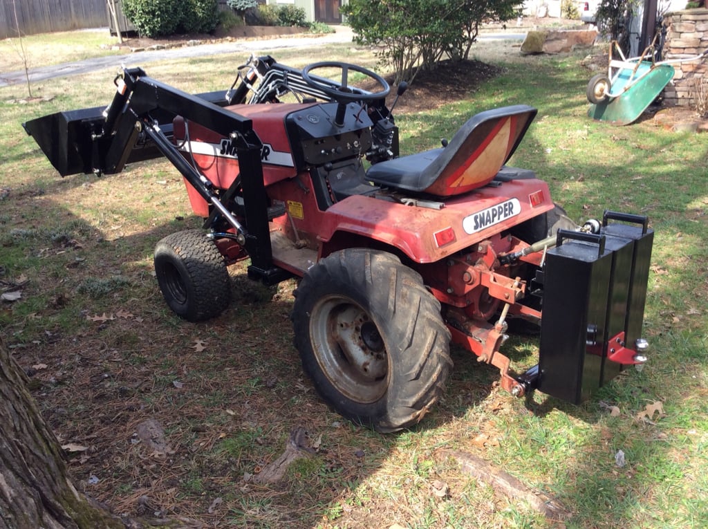 Snapper 1855 repower with Onan P220 | My Tractor Forum
