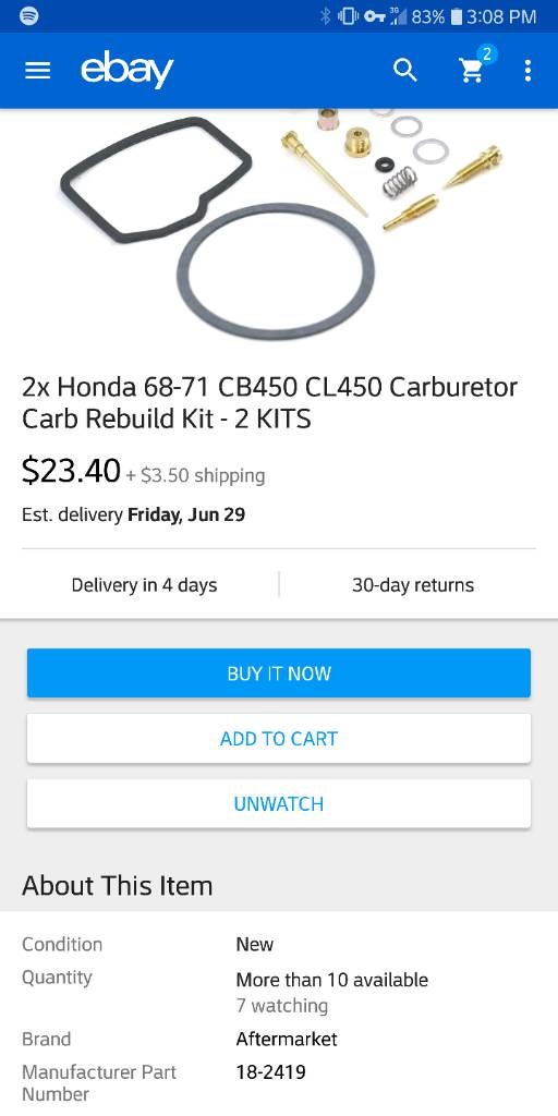 Stuck carb slides, throttle actuators Honda Twins