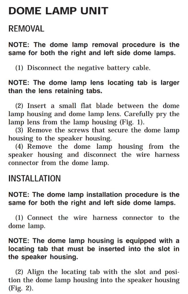 TJ Dome Light Replacement | Jeep Enthusiast Forums