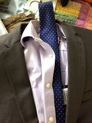 Shirt/tie combo with light grey suit | Men's Clothing Forums