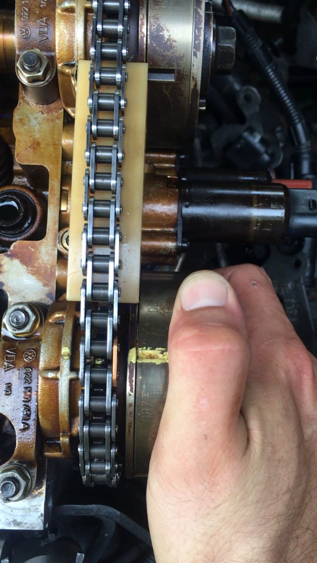 R32 Timing Chain R32 timing points lined up! | VW Vortex - Volkswagen Forum