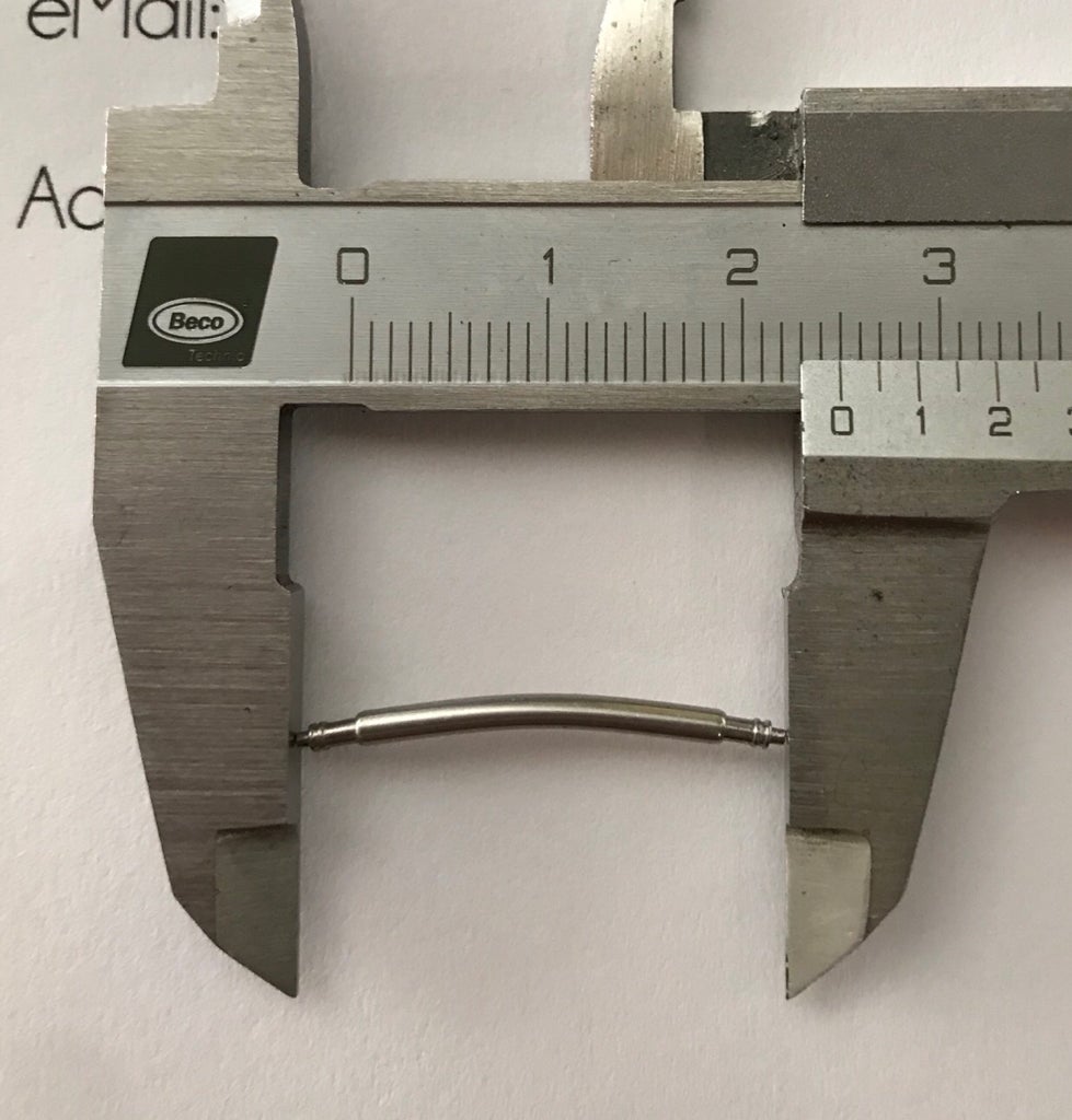 Curved Spring Bars should they be slightly longer than their straight