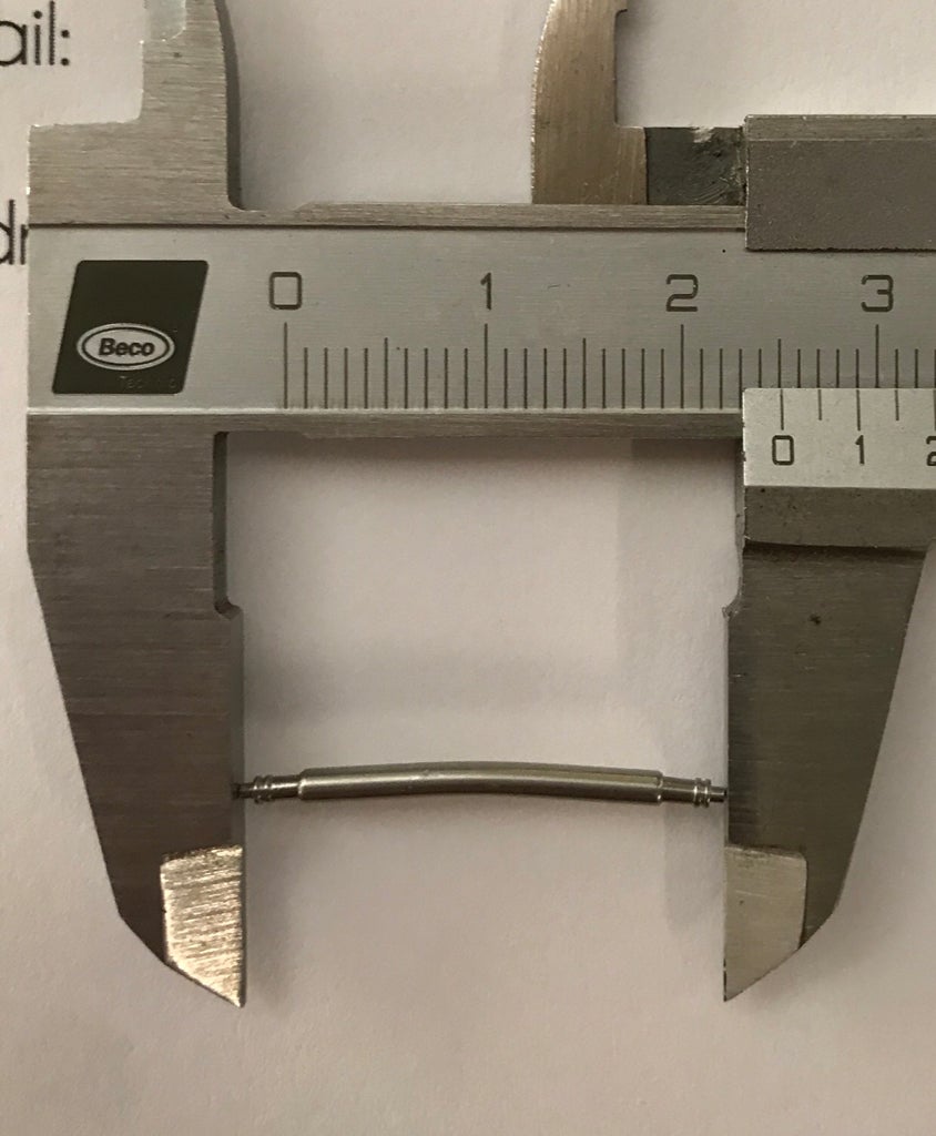 Curved Spring Bars: should they be slightly longer than their straight ...