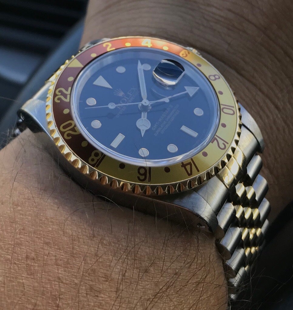 *REDUCED* Rolex 16713 GMT Master II 18K/SS, RSC Serviced (2017), 3 ...