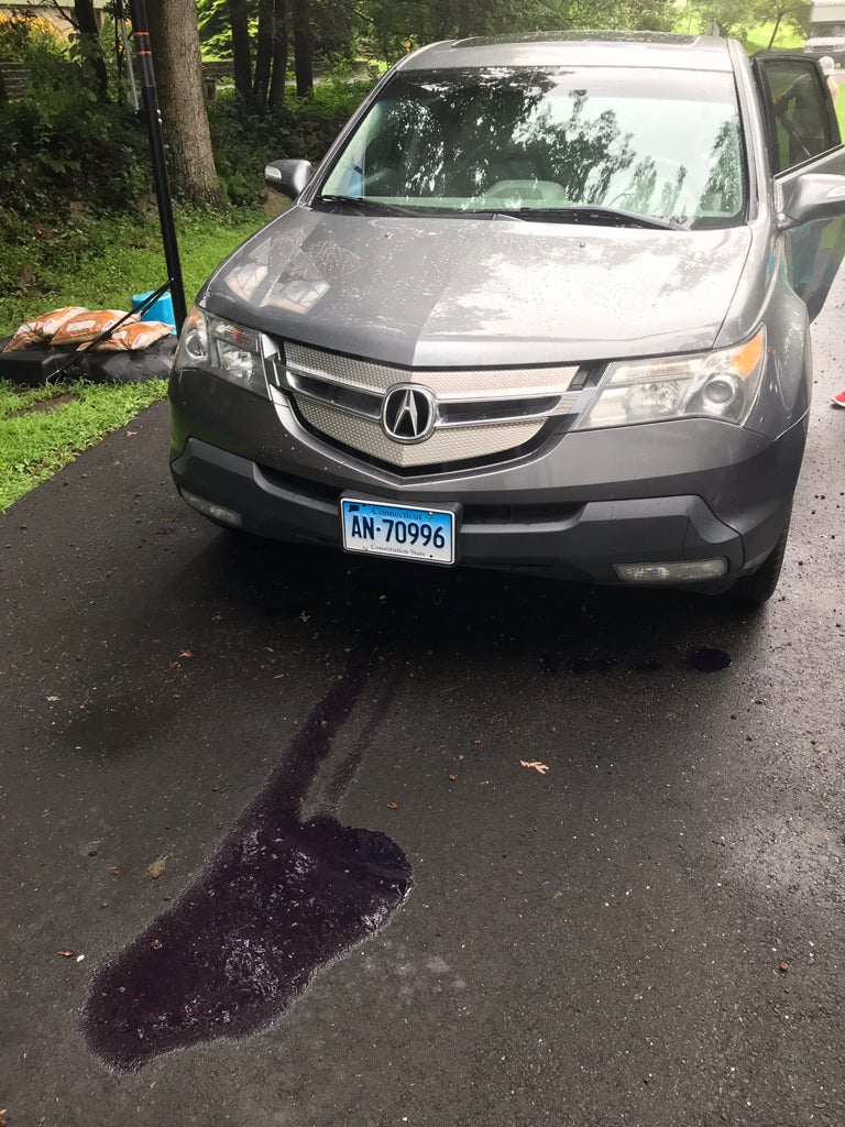 Transmission Fluid Leaked Out Overnight?! Acura MDX SUV Forums