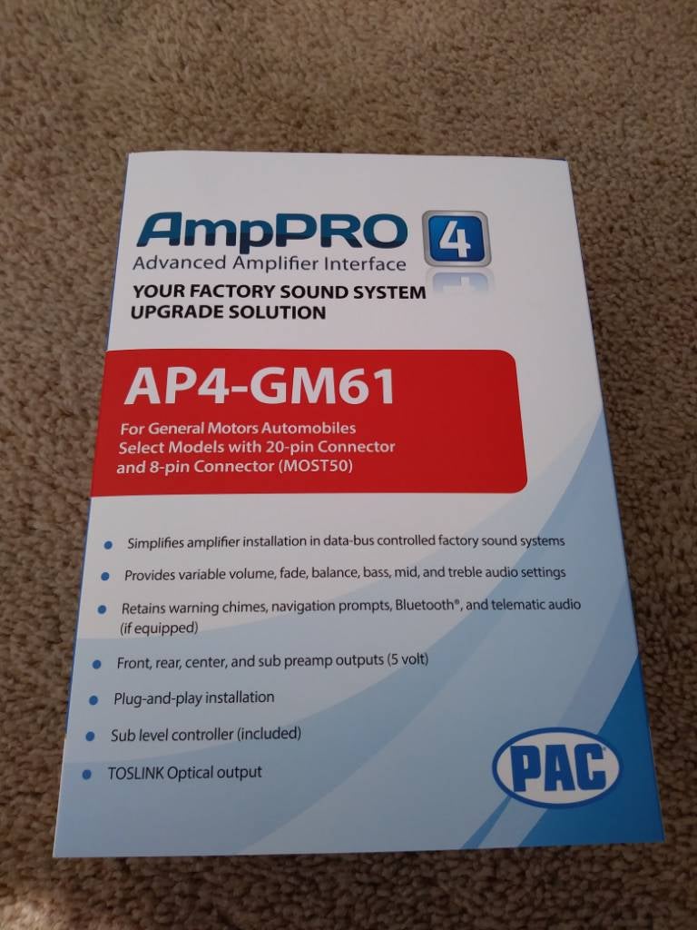 pac ap4gm61 Car Stereo Forum
