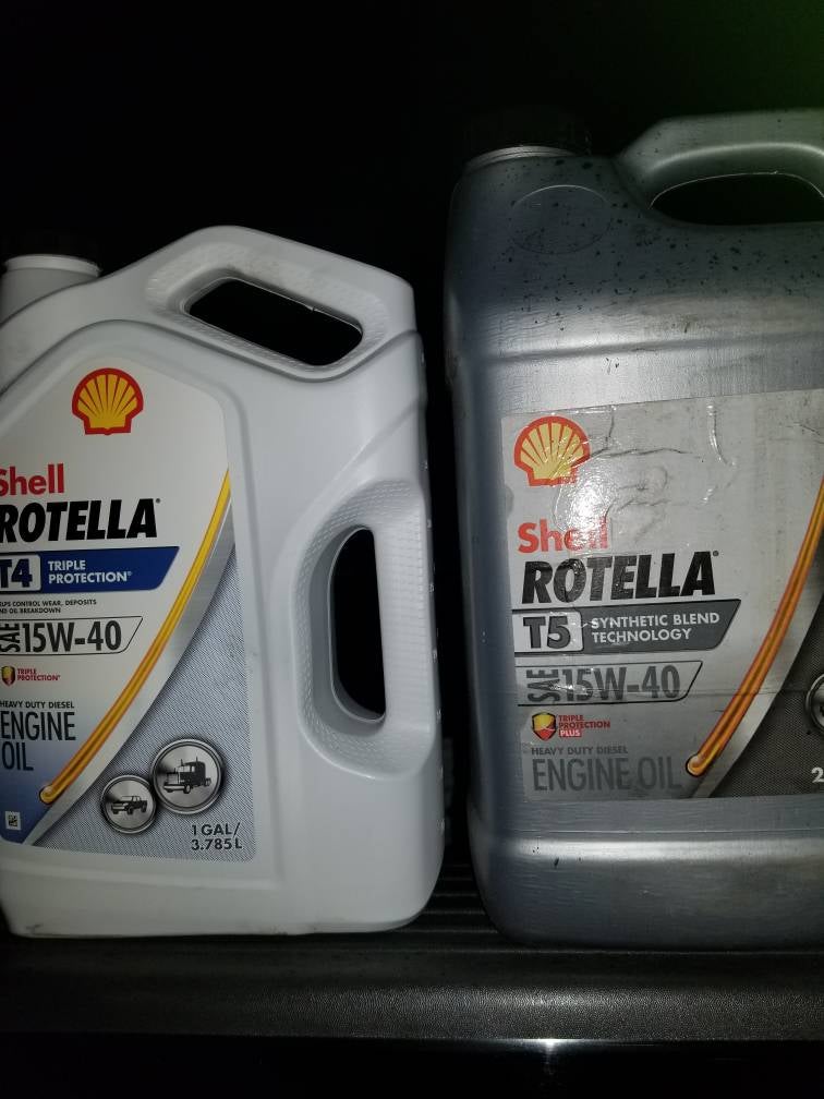 Synthetic oil vs rotella t4 Ford Power Stroke Nation