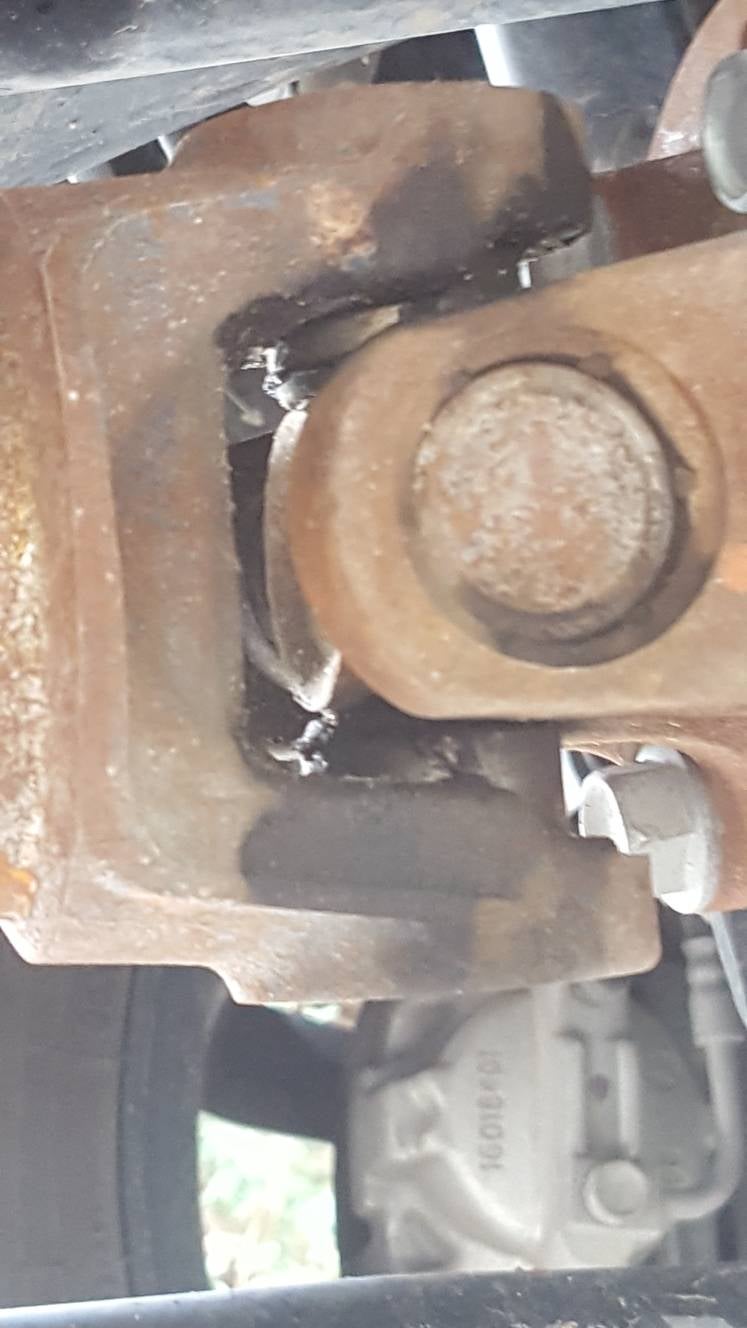 Front DS showing its grease Jeep Wrangler Forum