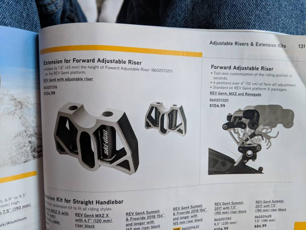 FARS and addition of riser | Page 2 | Ski-Doo Snowmobiles Forum