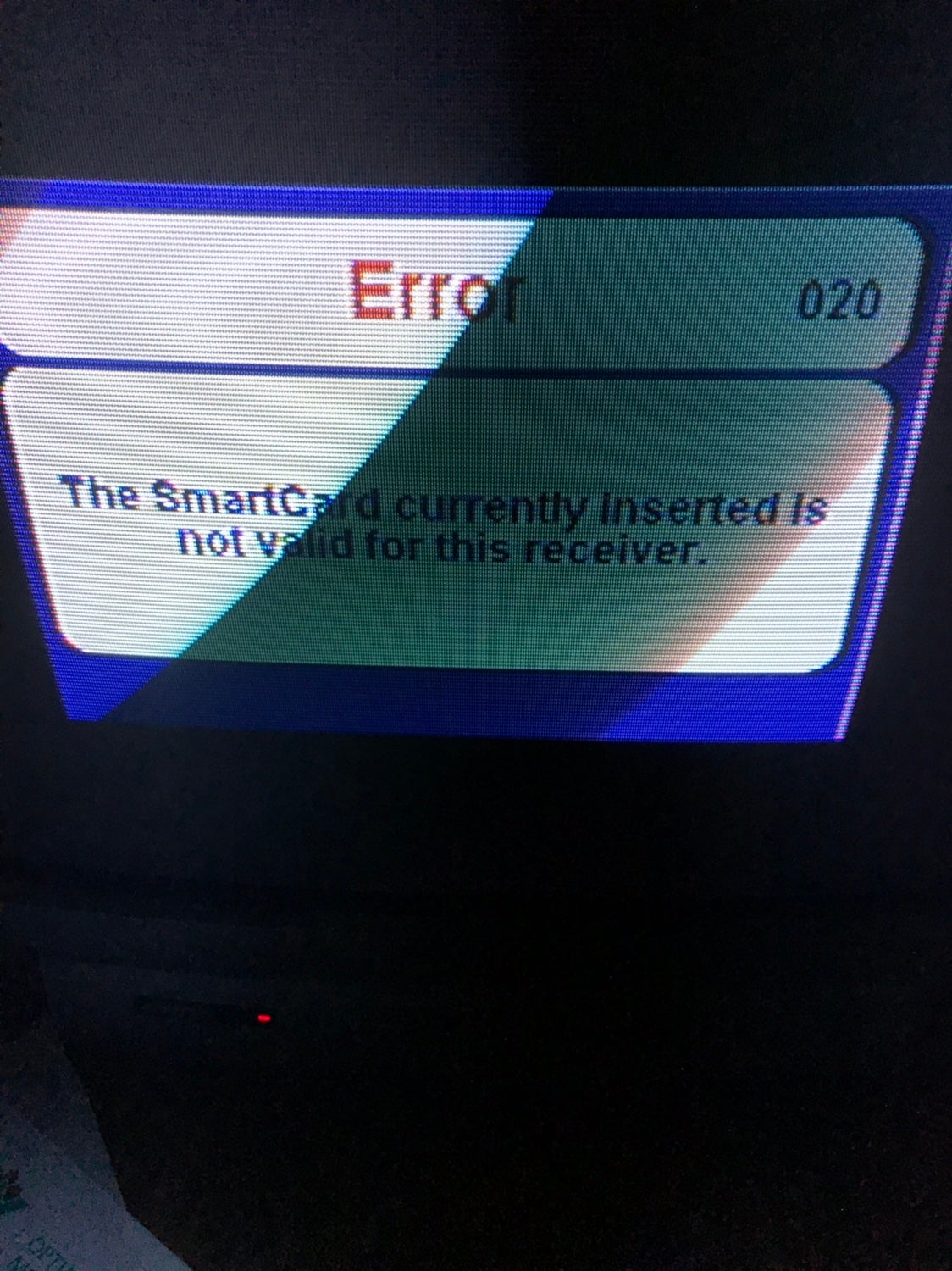 Old 5900 smart card issue Canadian TV, Computing and Home Theatre Forums