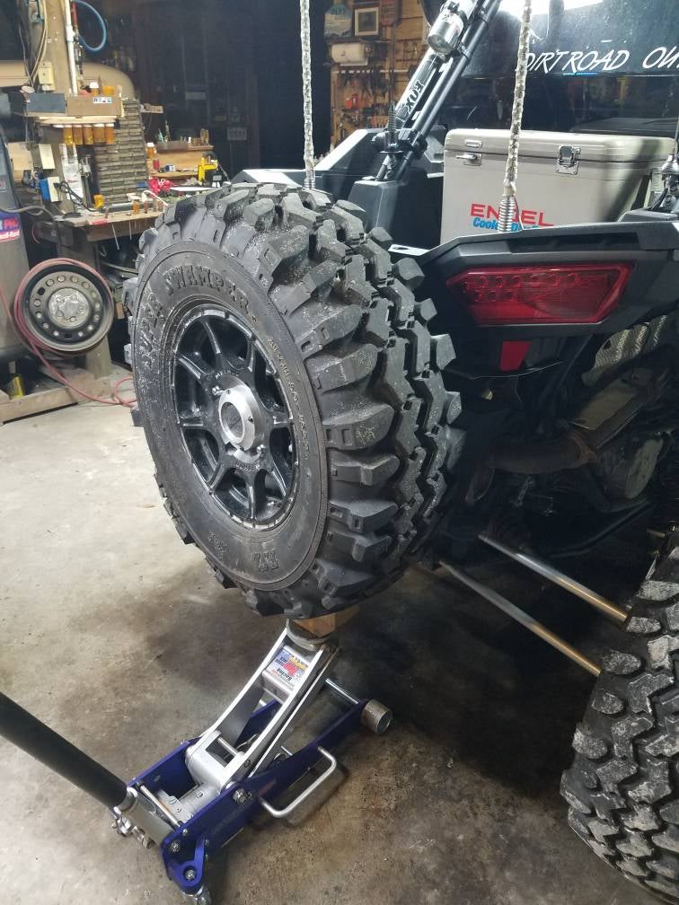 Hitch mount spare tire carrier Polaris RZR Forum RZR