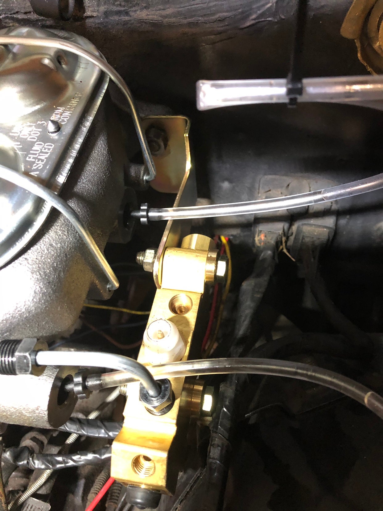 Right Stuff Manual Disc conversion proportioning valve mount Team