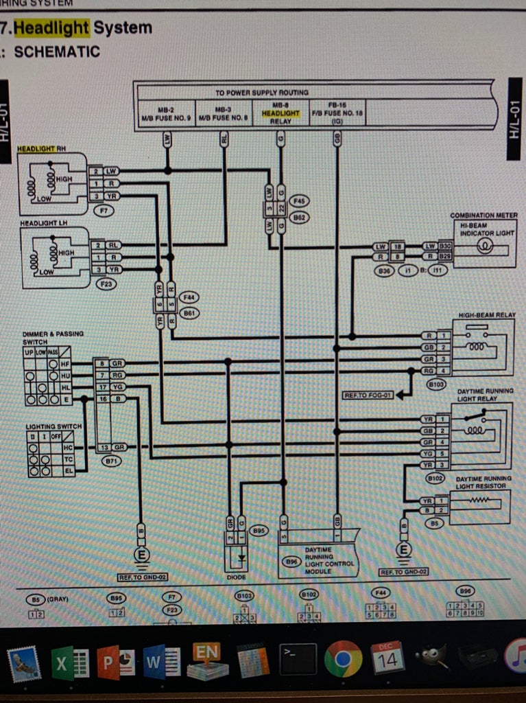 High beam trigger relay diagram | Subaru WRX Forum