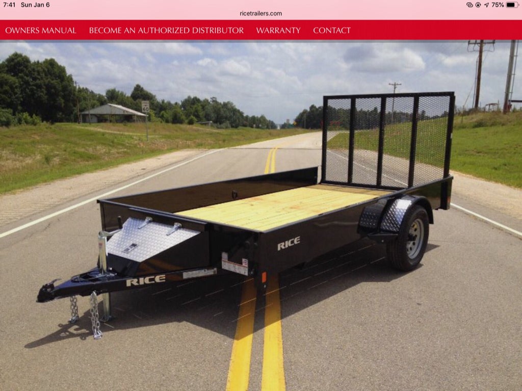 5x10 Rice Trailers Trailers | Green Tractor Talk