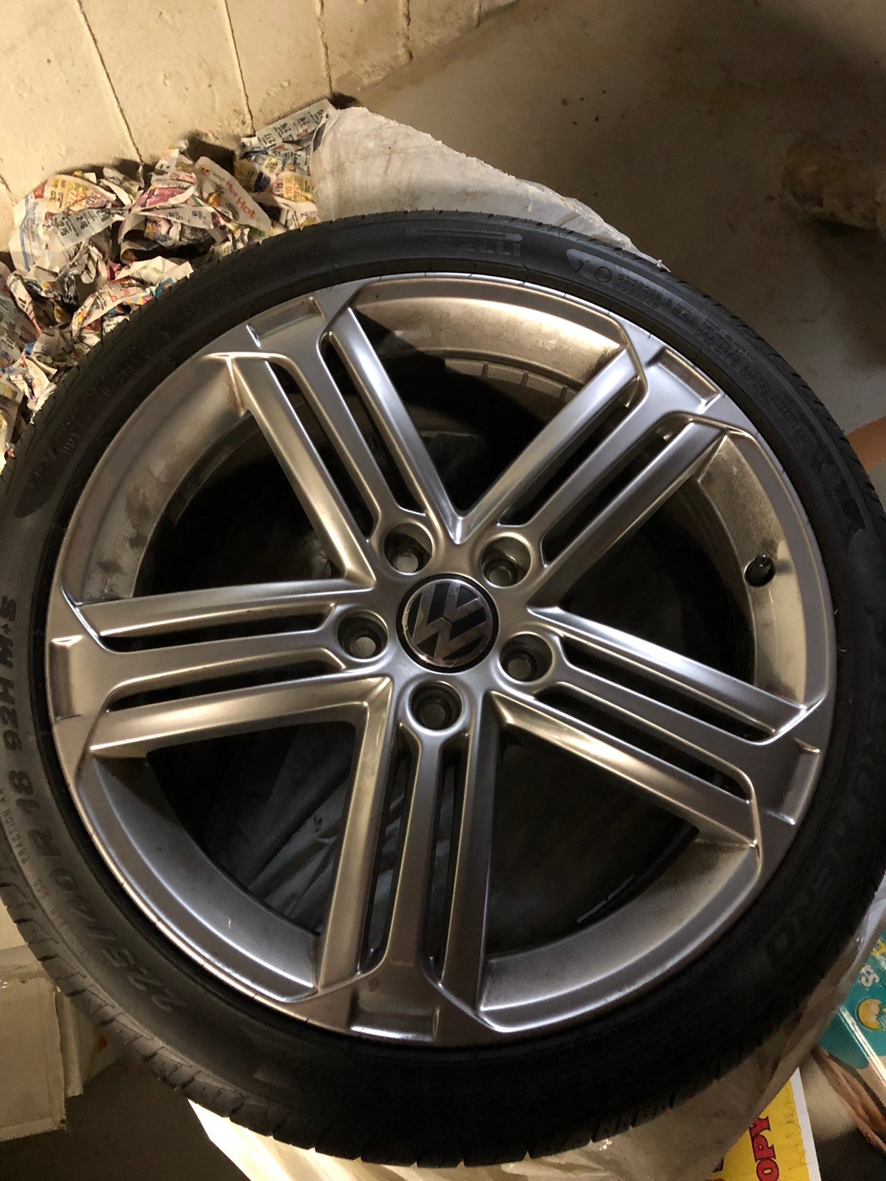 2013 Golf R OEM Wheels with Tires for sale | VW Vortex - Volkswagen Forum