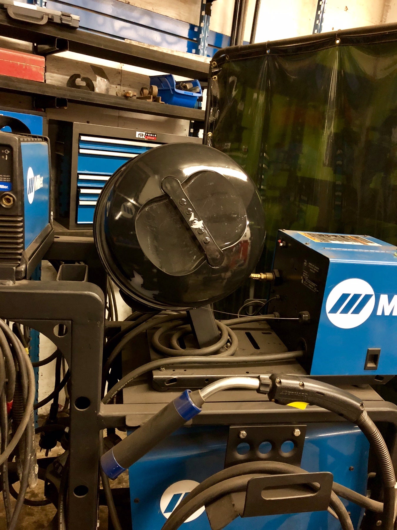 MIG wire spool cover