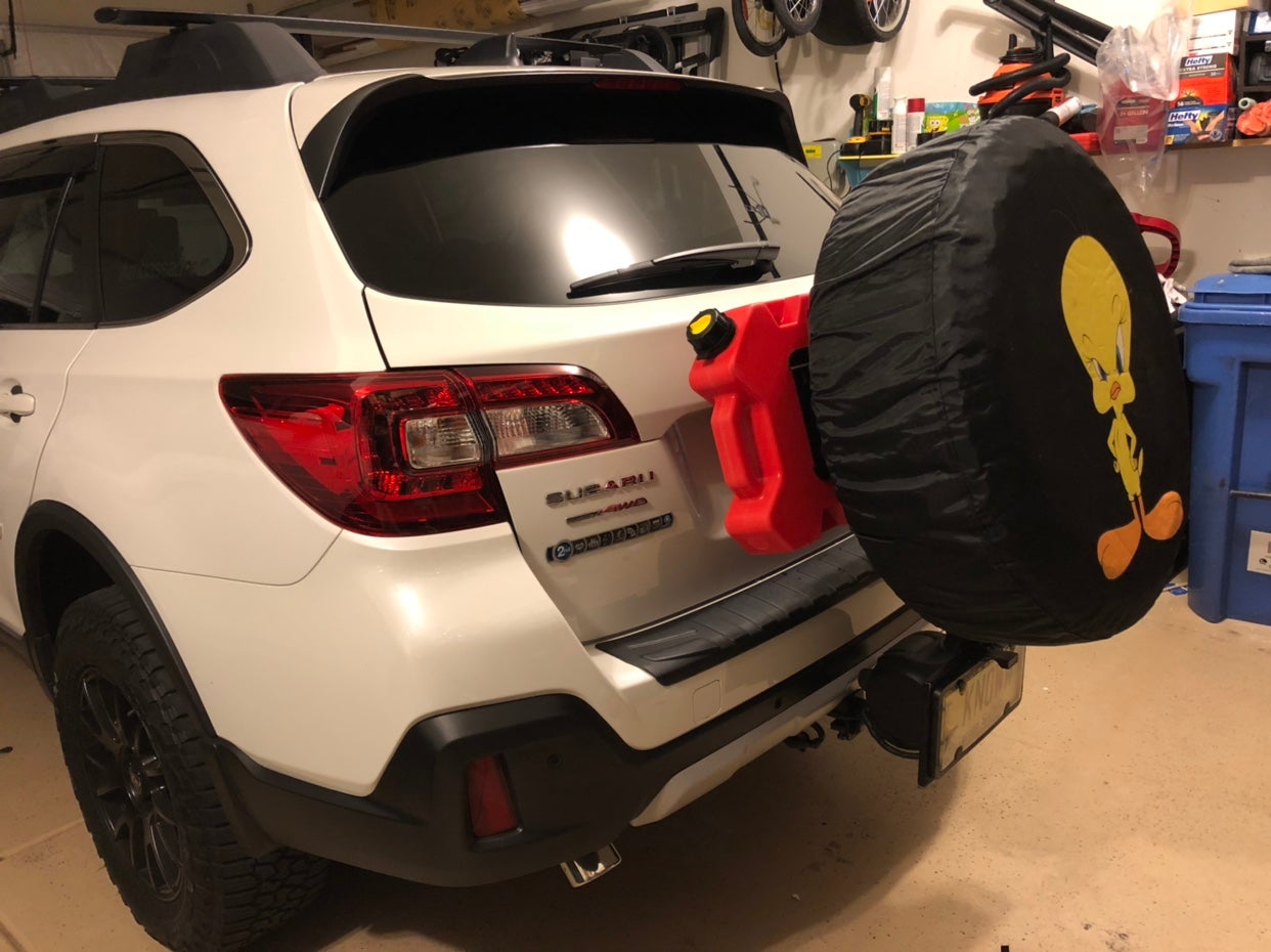 Hitch mount spare tire carrier on 1.25" / 2" hitches Page 4 Subaru