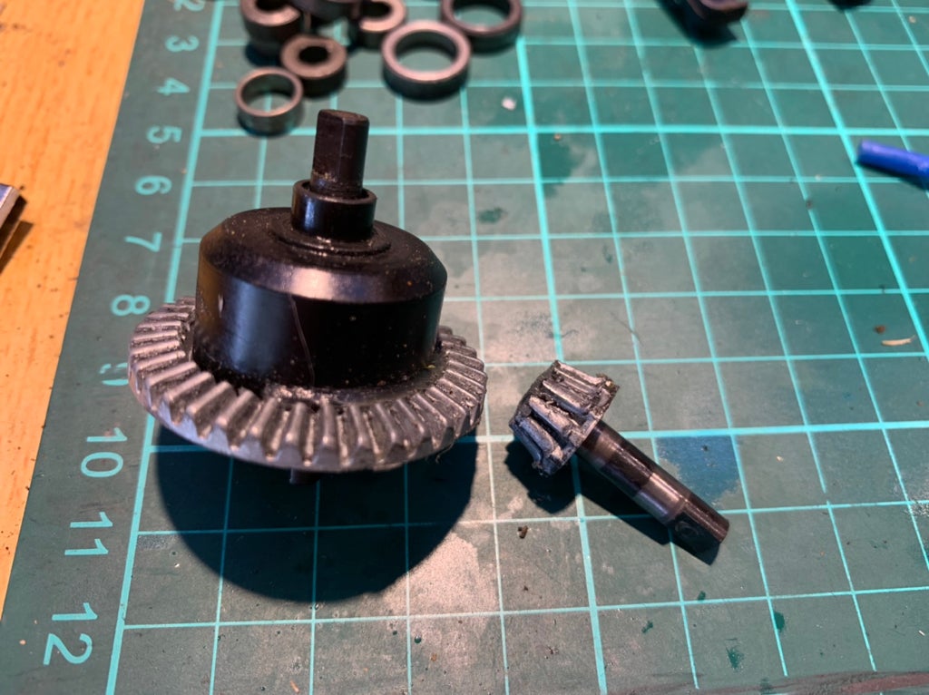 Ingranaggio Principale Kyosho Pureten Alpha 2 Scala 1/10, Completo Di Cuscinetto, P/N AG5